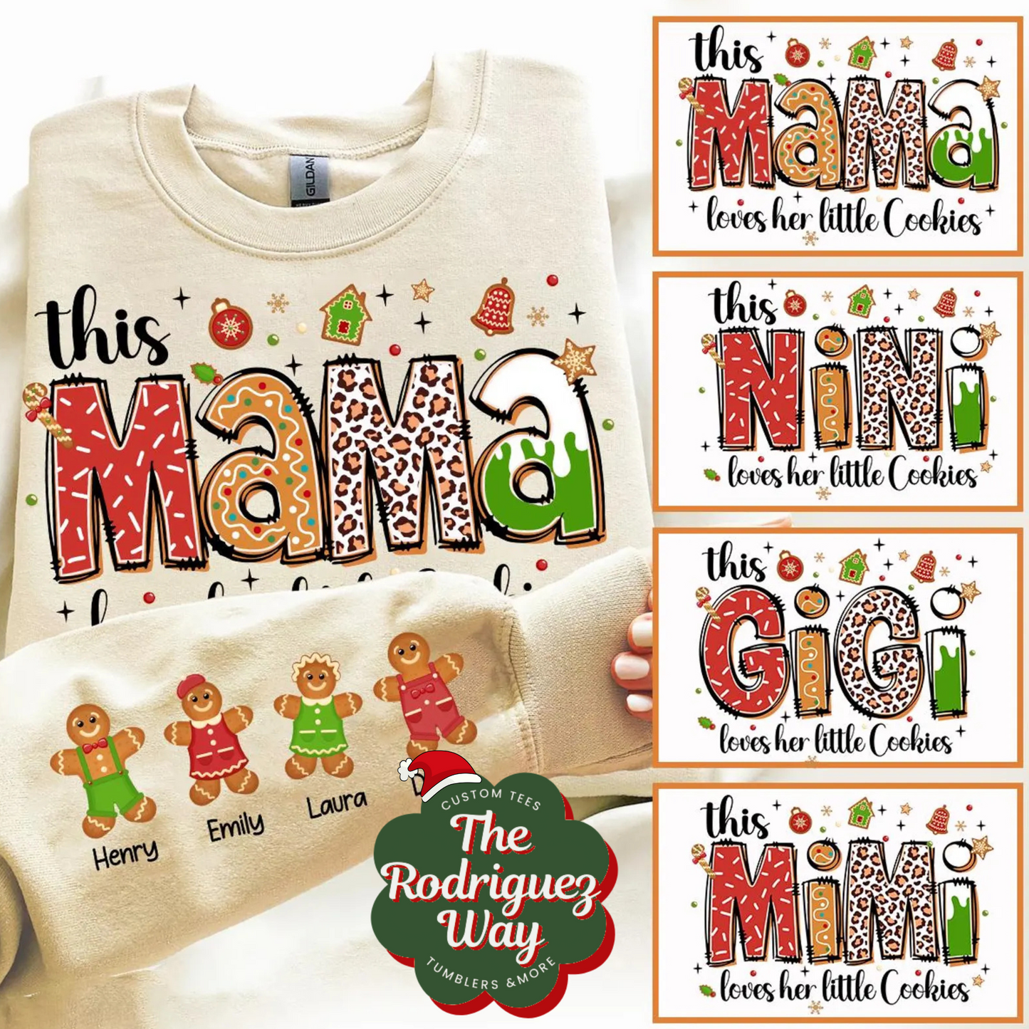 This Mama/Nini/GiGi/Mimi loves her Custom Crewneck