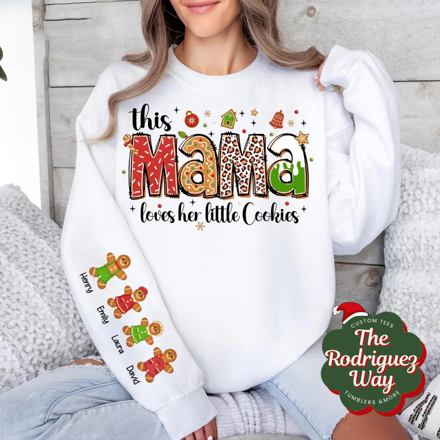 This Mama/Nini/GiGi/Mimi loves her Custom Crewneck