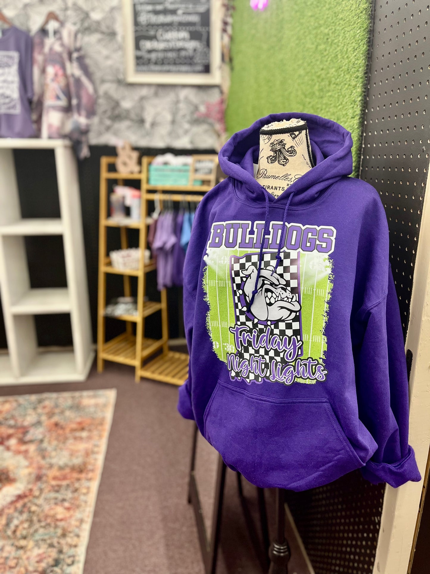 Bulldog Friday night Hoodie