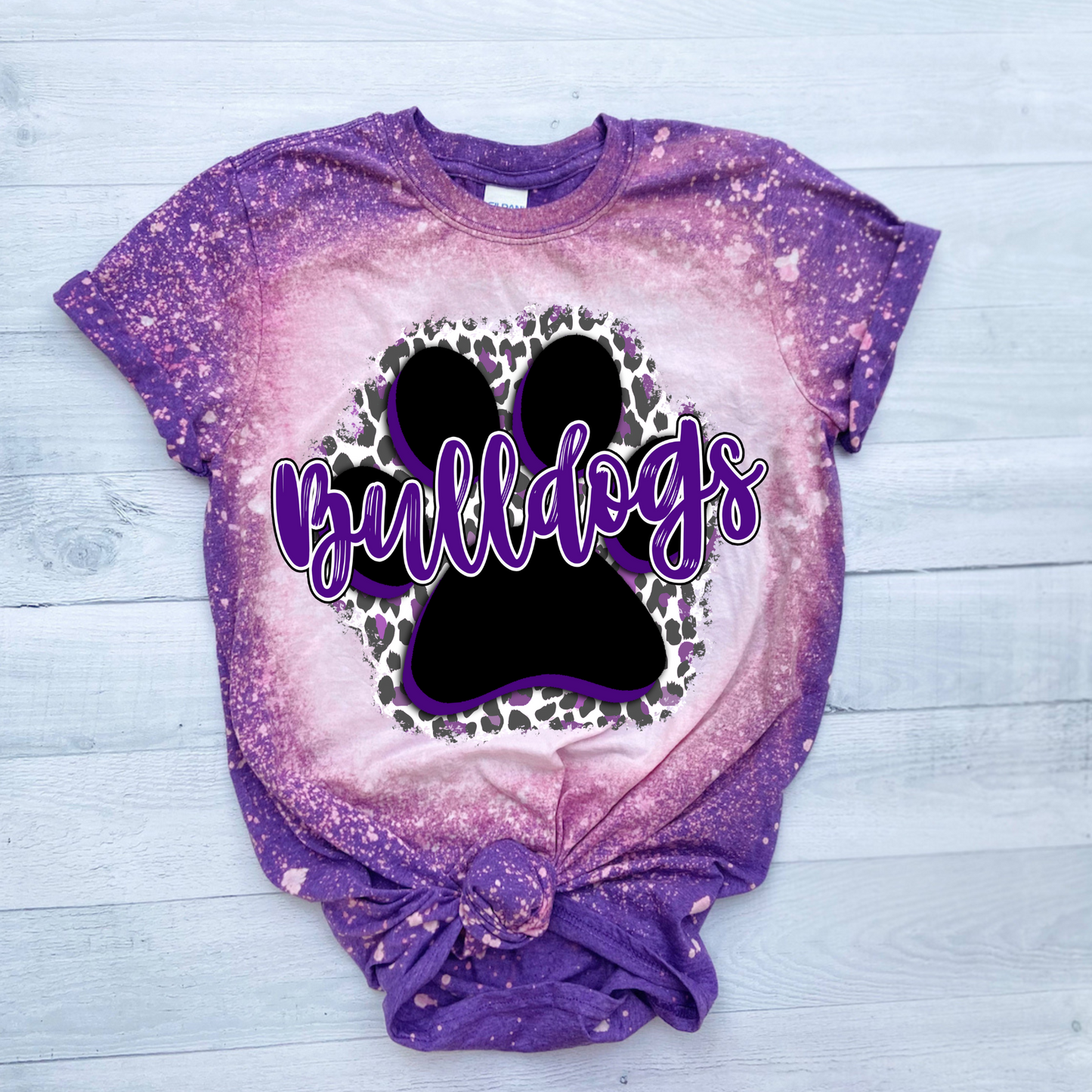 Bulldogs Bleach Graphic T