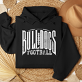 Bulldogs Football Classic Tee, Crewneck+Hoodie