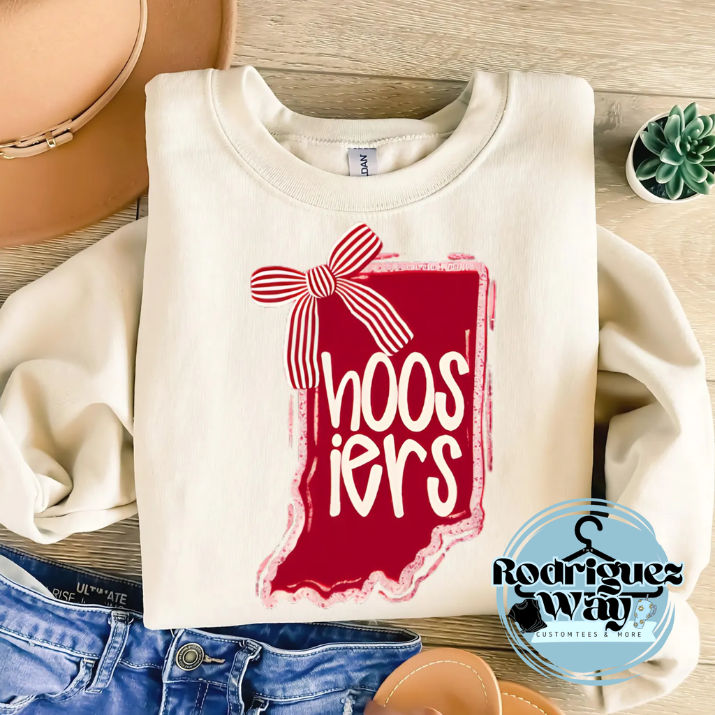 Hoosiers Bow Crewneck