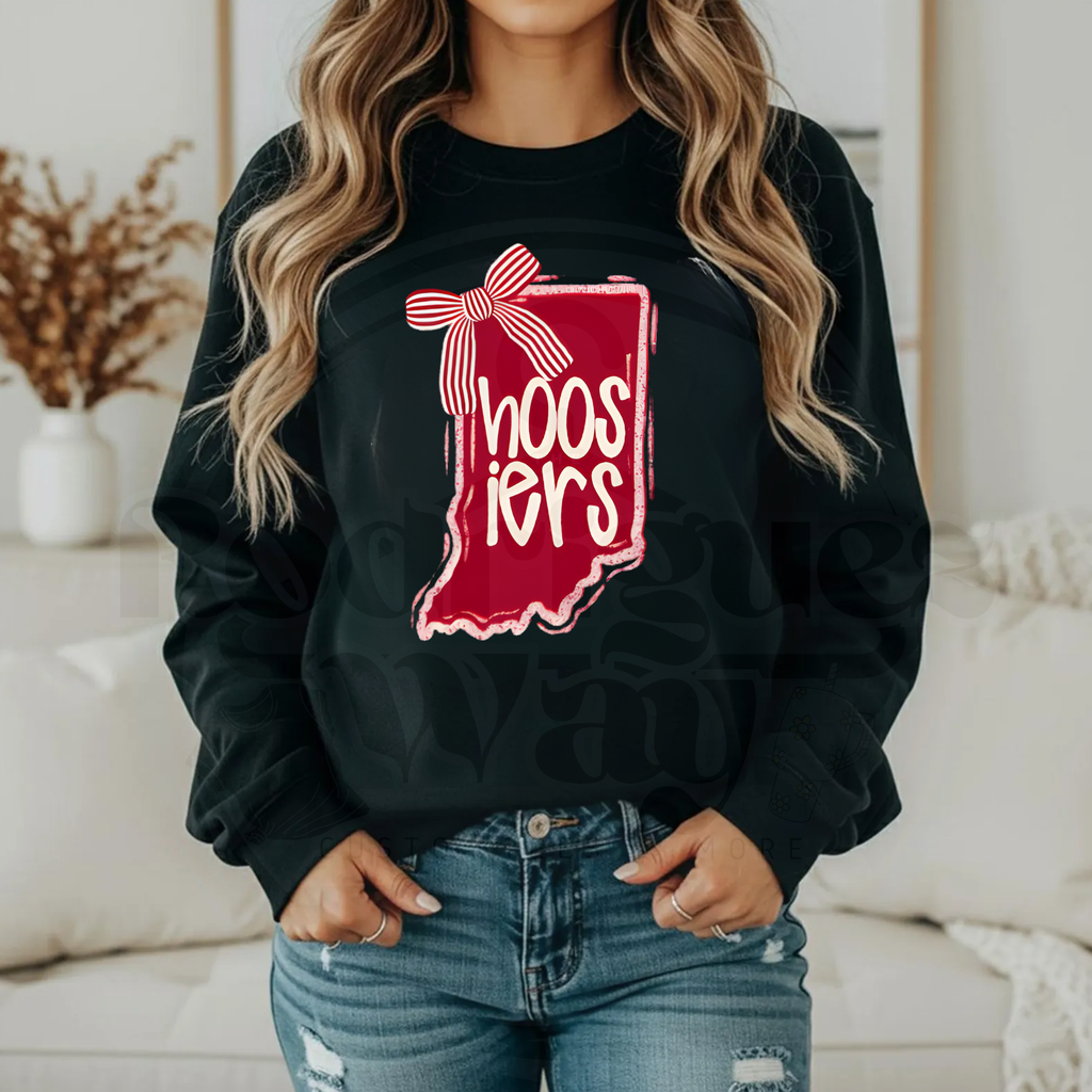 Hoosiers Bow Crewneck