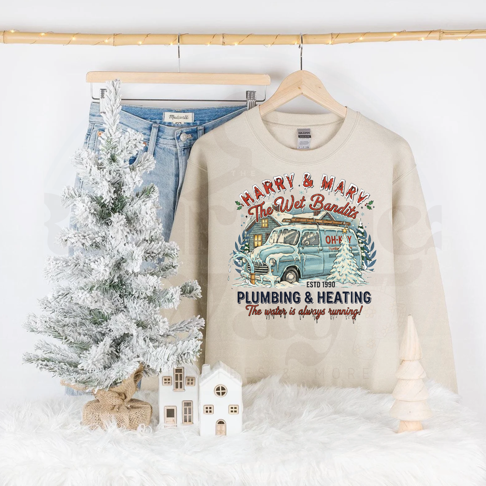 Harry & Marv Wet Bandits Holiday Crewneck