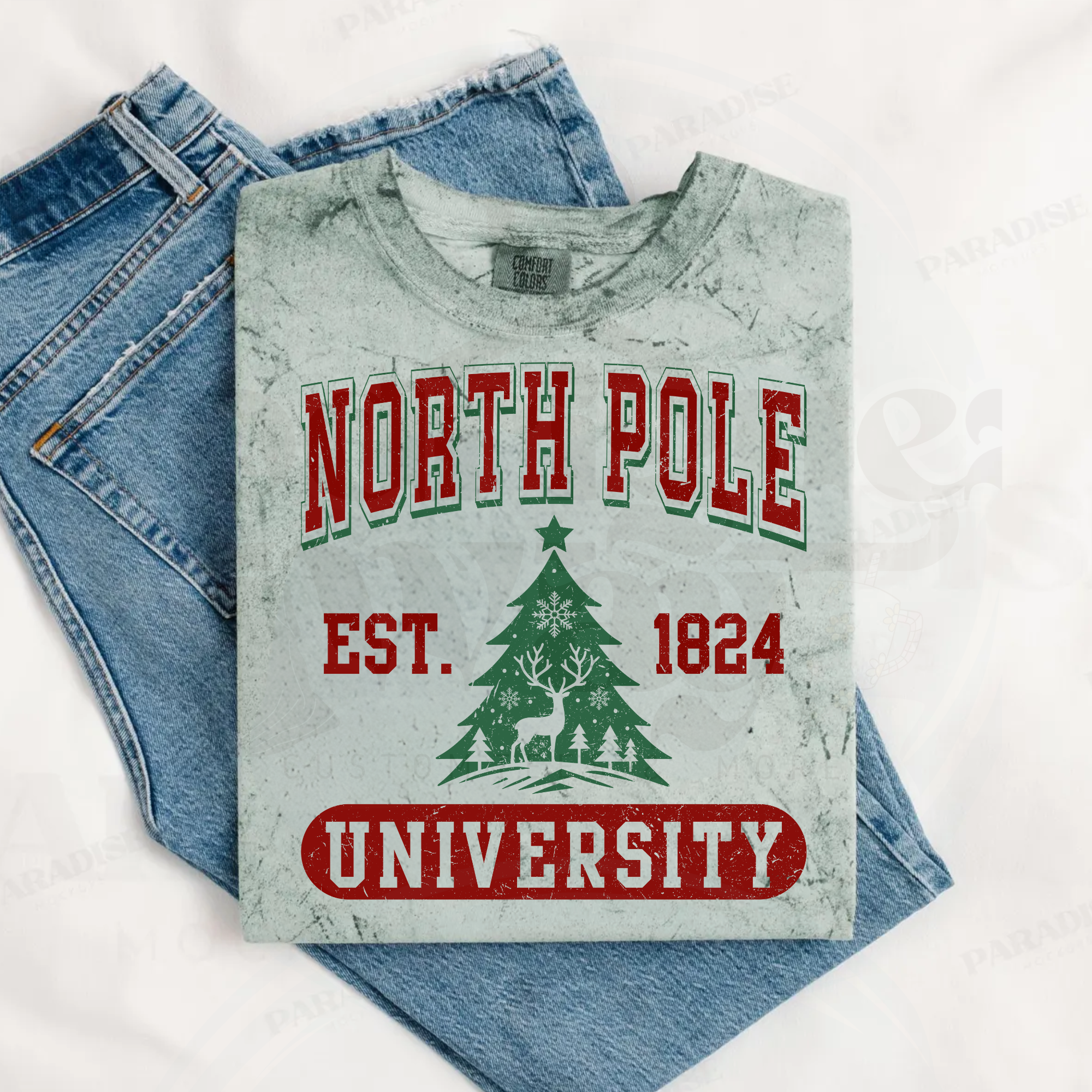 North Pole University Graphic Tee
