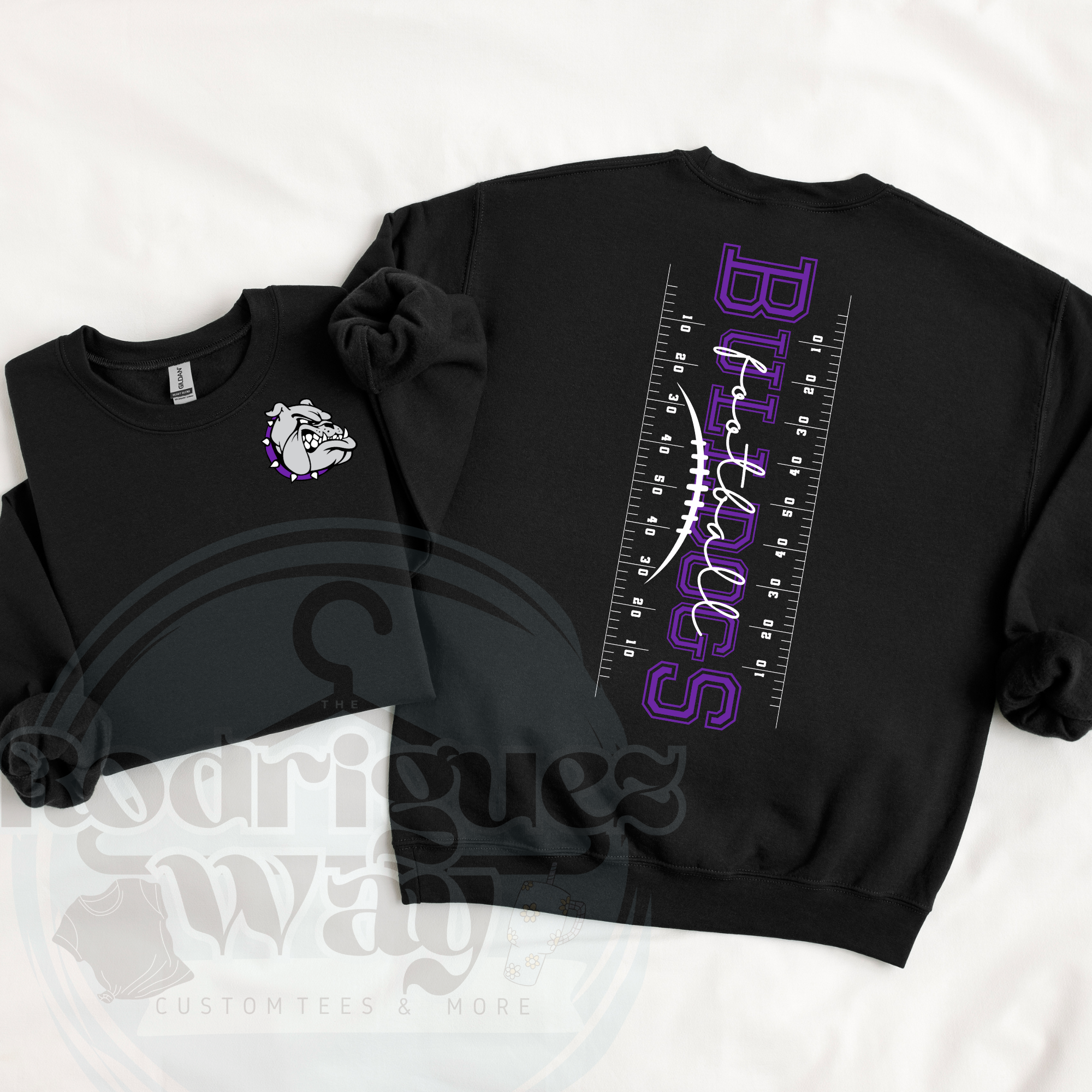 Bulldogs Friday Night Football Tee + Crewneck