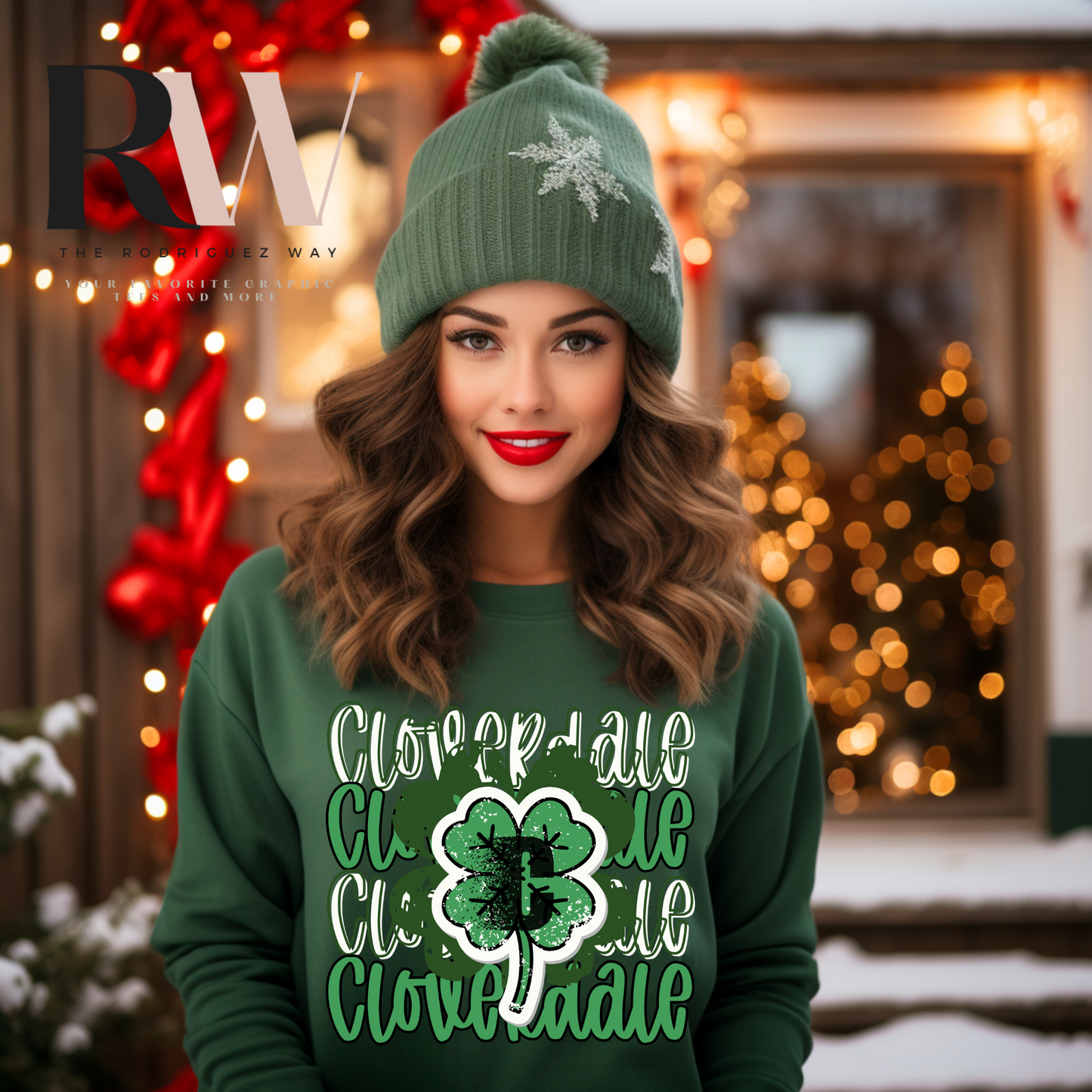 Cloverdale Clovers Green Crewneck