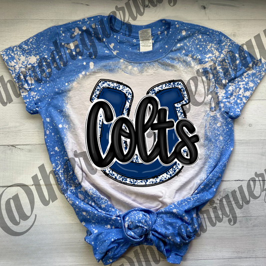 Colts Bleached Graphic Tee