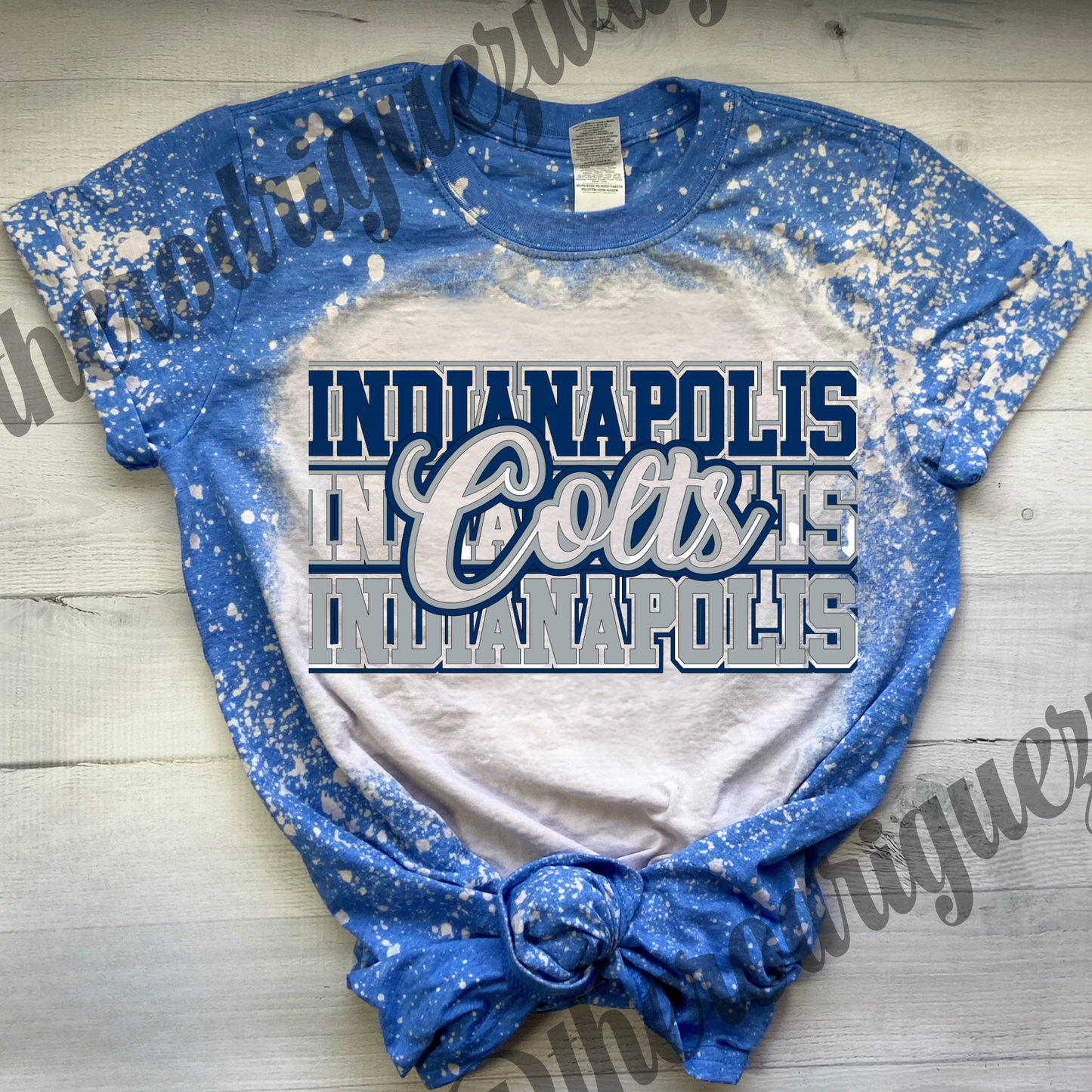 Indy Graphic colts bleached tee