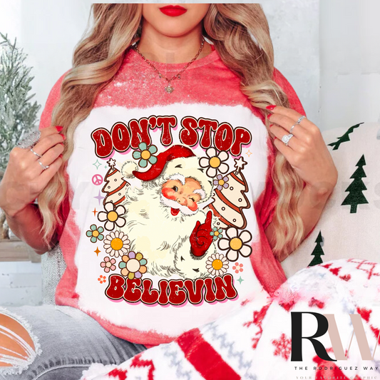 Dont Stop Believin Christmas Tshirt