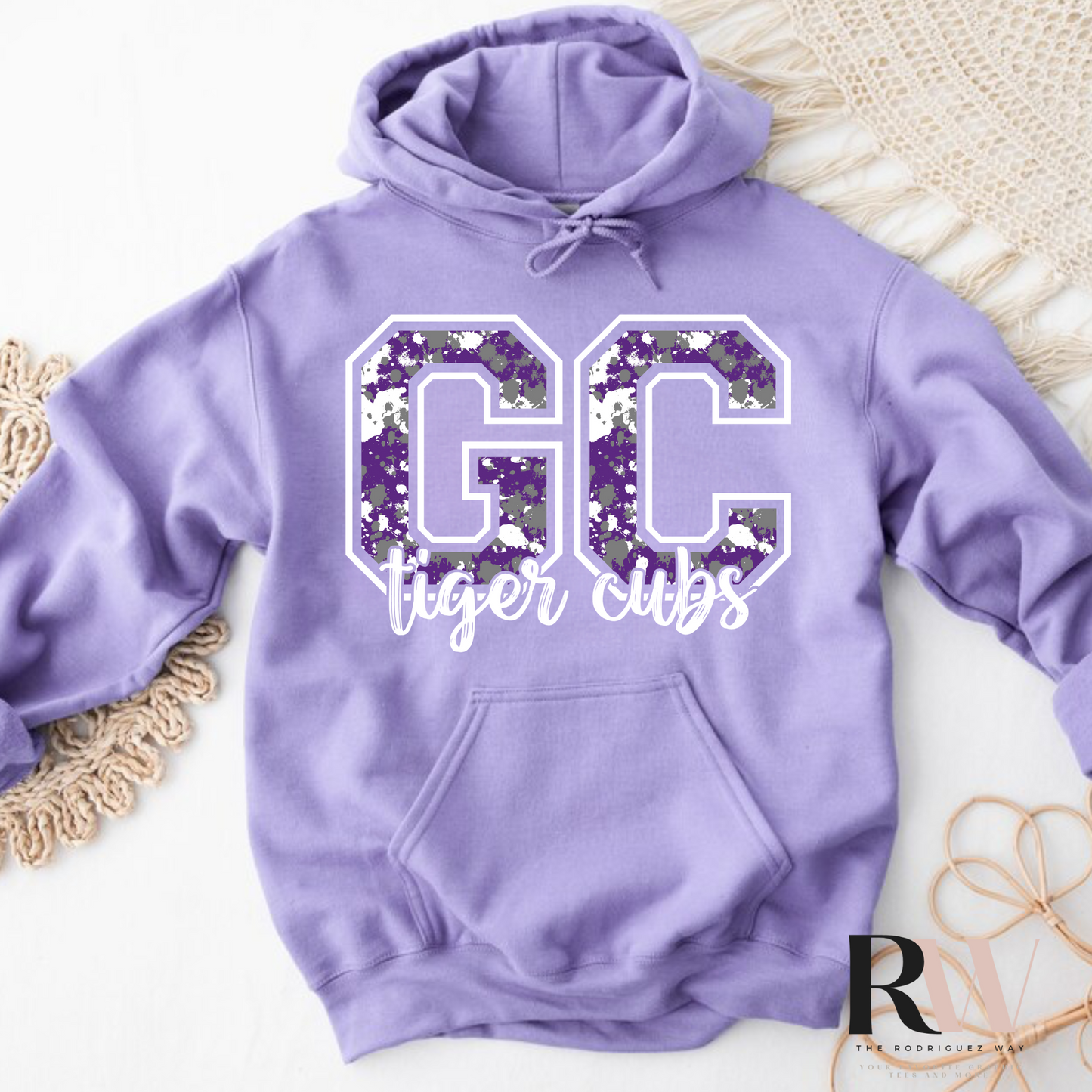 GC TIGER CUBS HOODIE LAVENDER