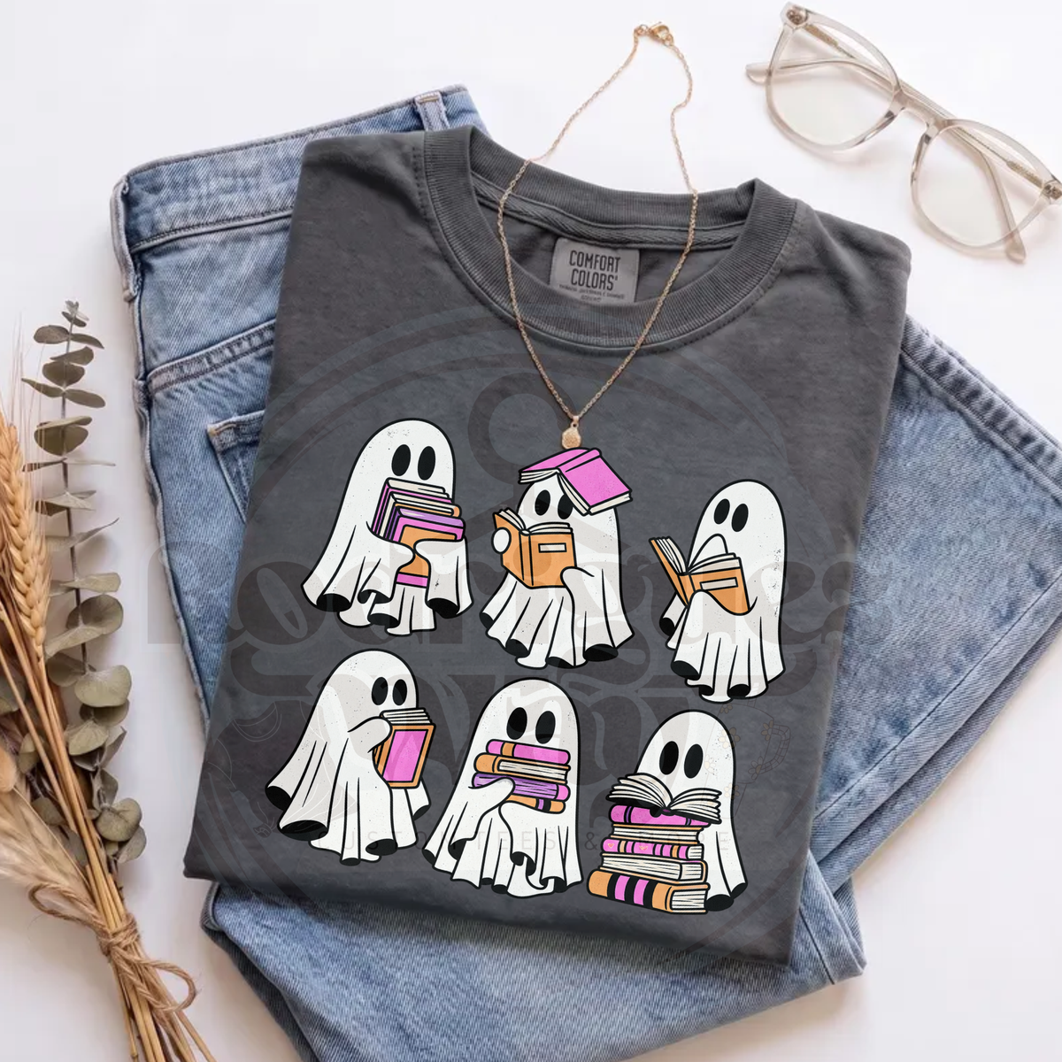 Bookish Ghost Comfort Colors Tee
