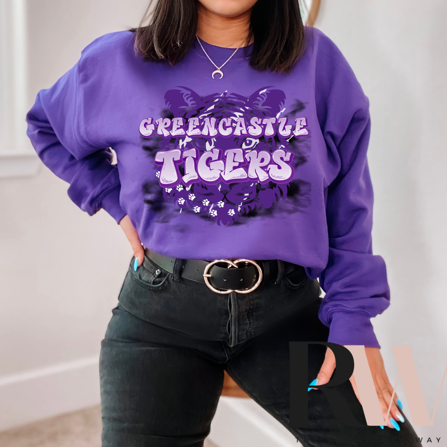 Greencastle Tigers Graffiti Crewneck or Long Sleeve