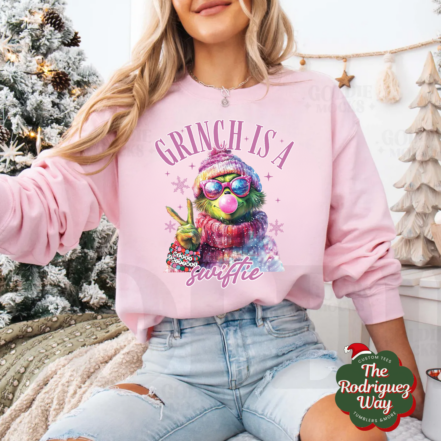 Santa/ Grin** is a Swiftie Crewneck