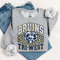 Tri-West Bruins Leopard Crewneck