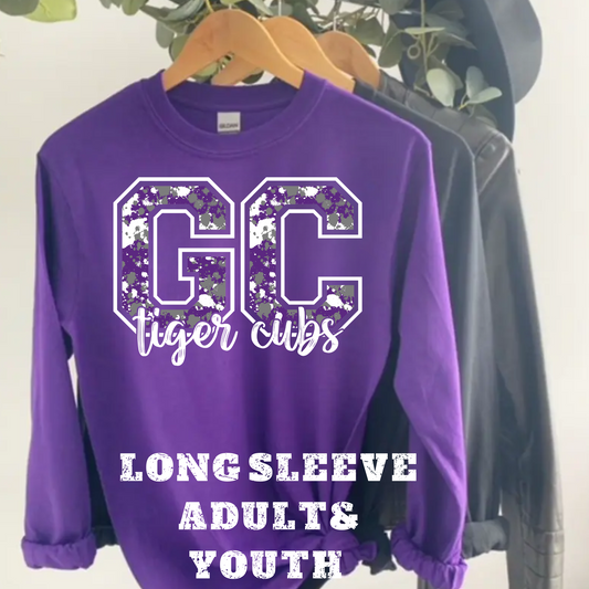 GC Tiger Cubs Long Sleeve Adult and Youth