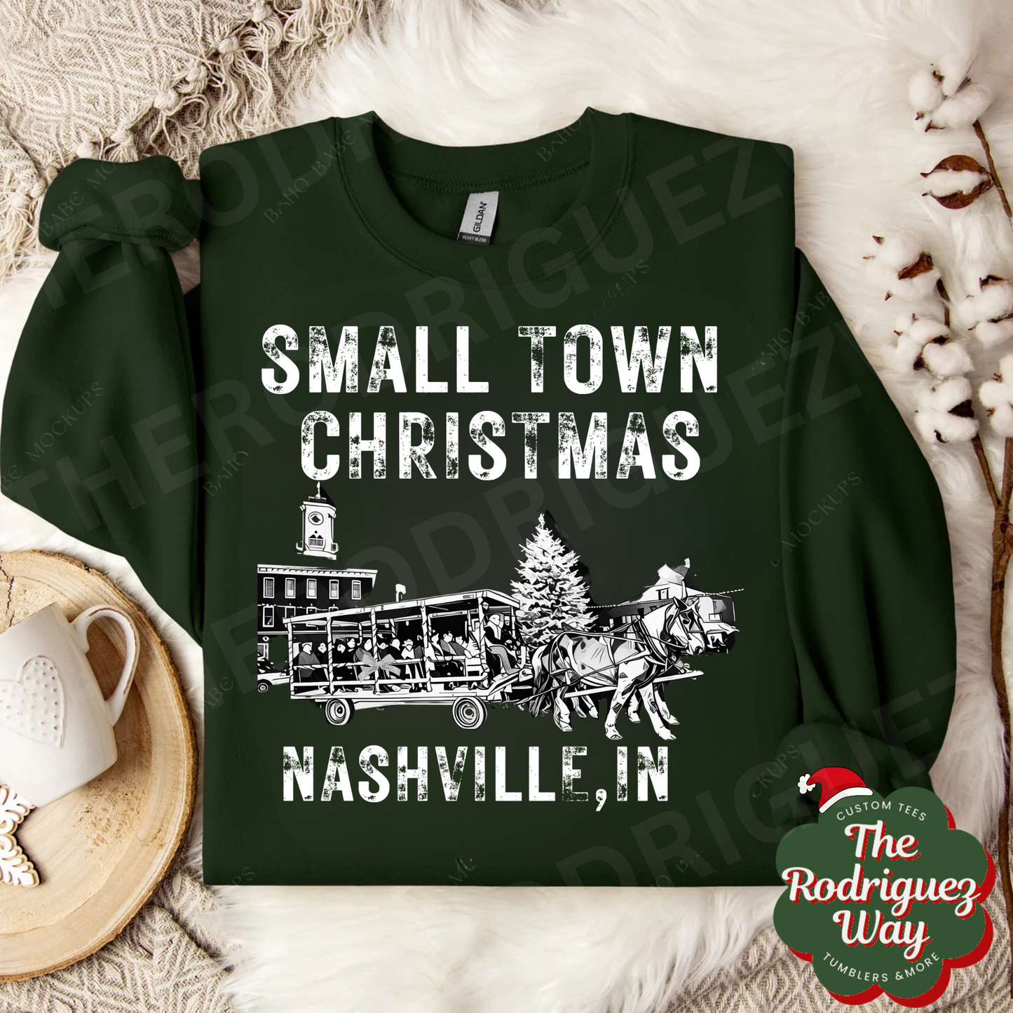 Small Town Christmas Crewneck