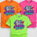 Brownsburg Bulldogs Neon Throwback Tee