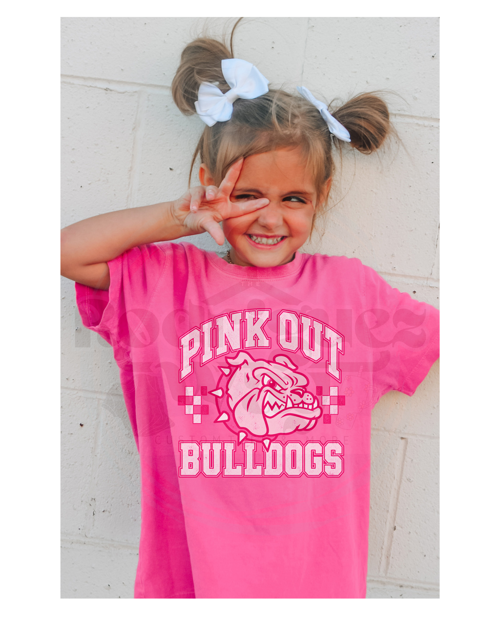 Pink Out Bulldogs  Tee