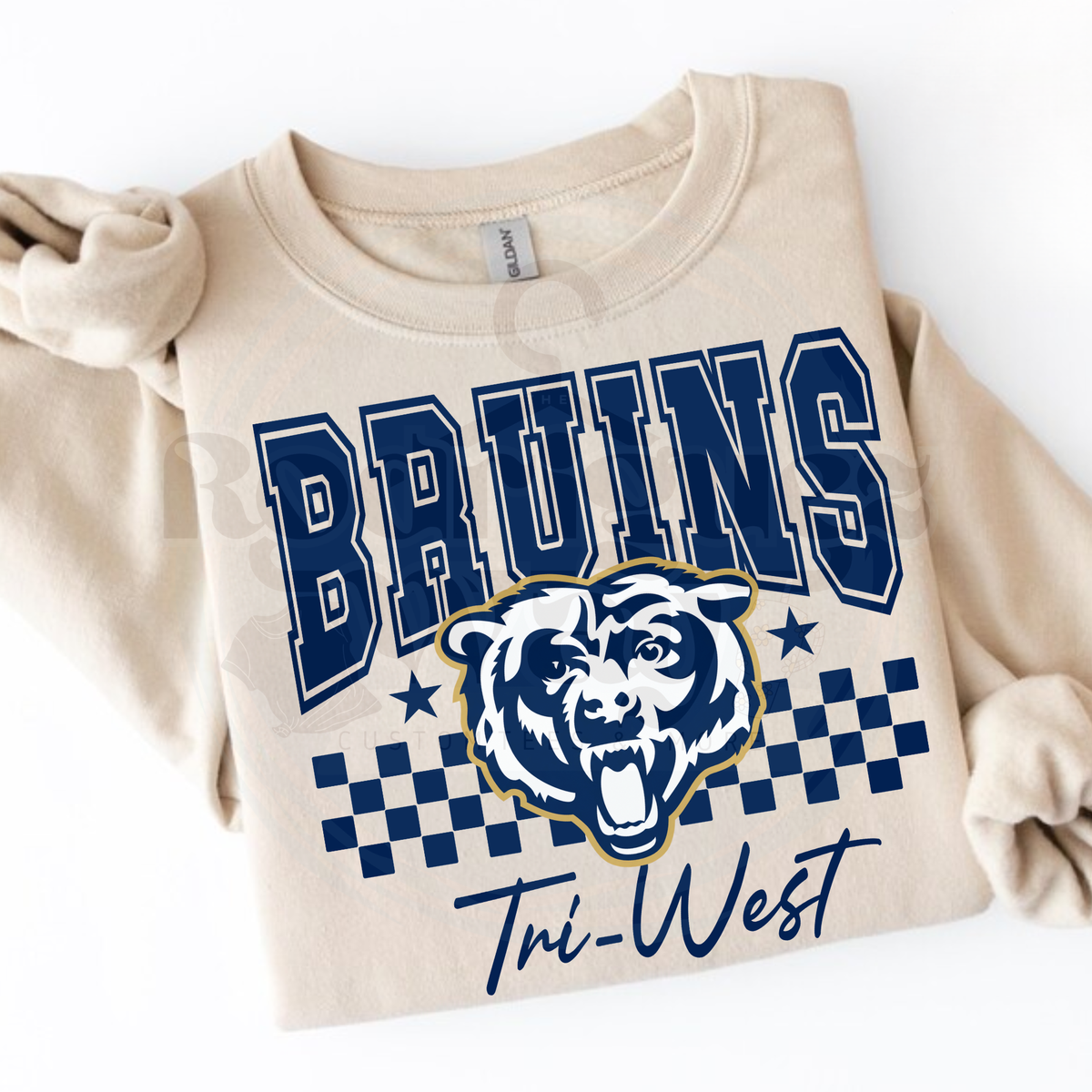 Tri- West Bruins Varsity Crewneck