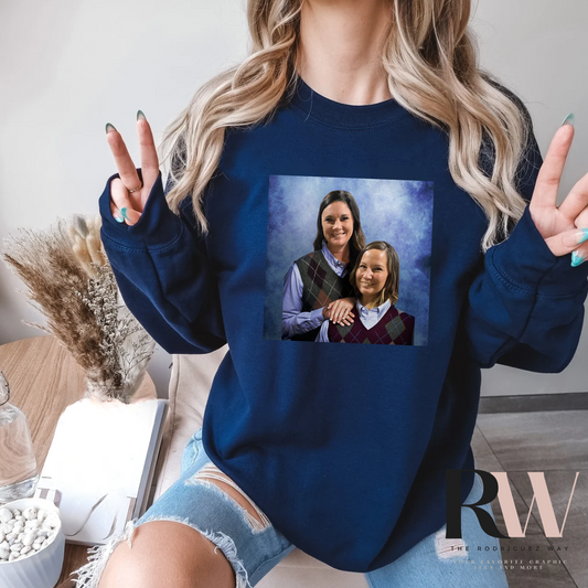 Step Brothers Portrait Crewneck Sweatshirts