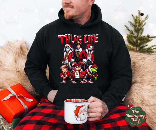 Thug Life Christmas Hoodie