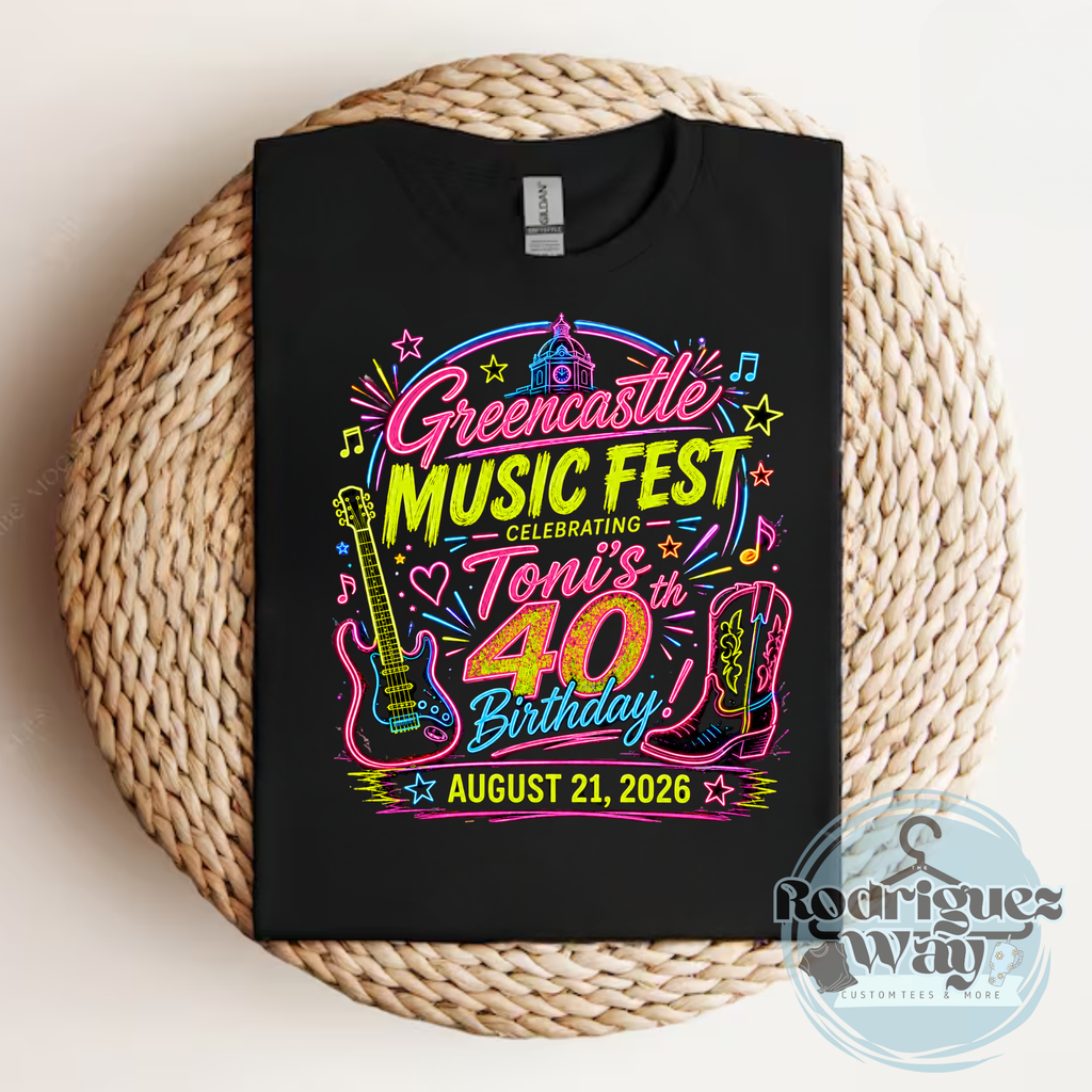 Tonis 40th _ Custom Tee