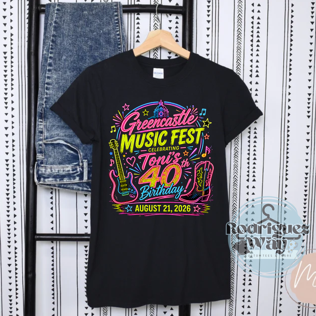 Tonis 40th _ Custom Tee