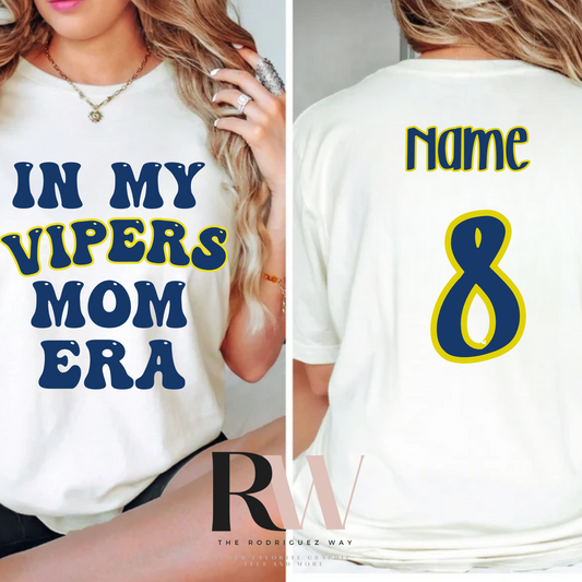 Vipers Mom Era with Name and Number Option