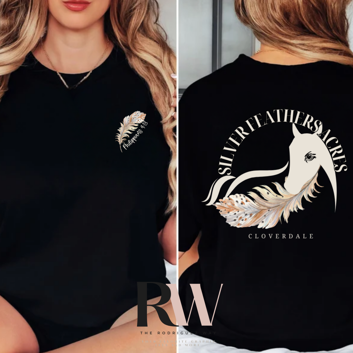 Silver Feathers Acres Tshirt & Hoodie