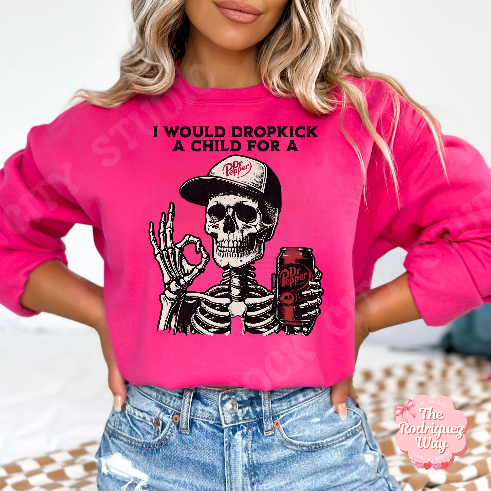 Dropkick a child for