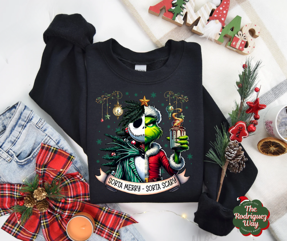 Sorta Merry Sorta Scary Crewneck